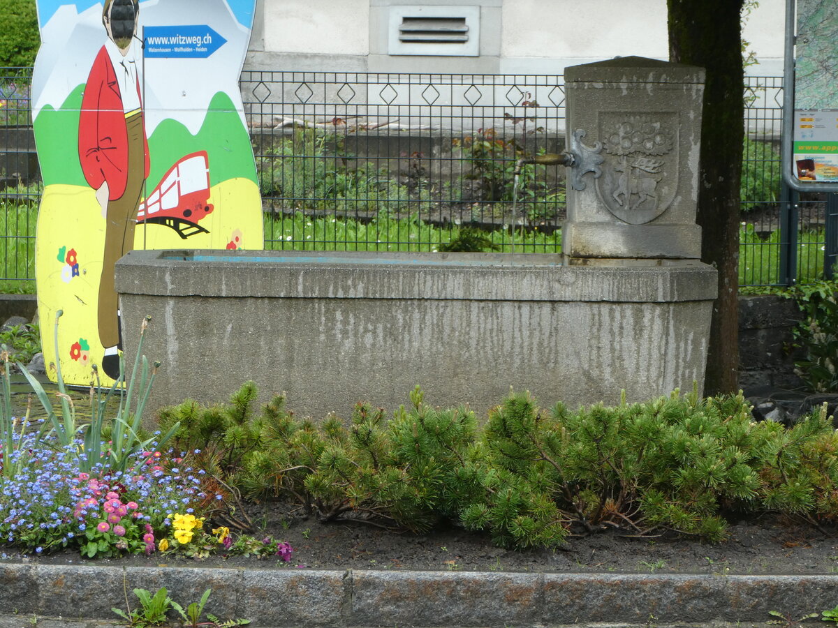 (250'107) - Brunnen am 16. Mai 2023 in Walzenhausen