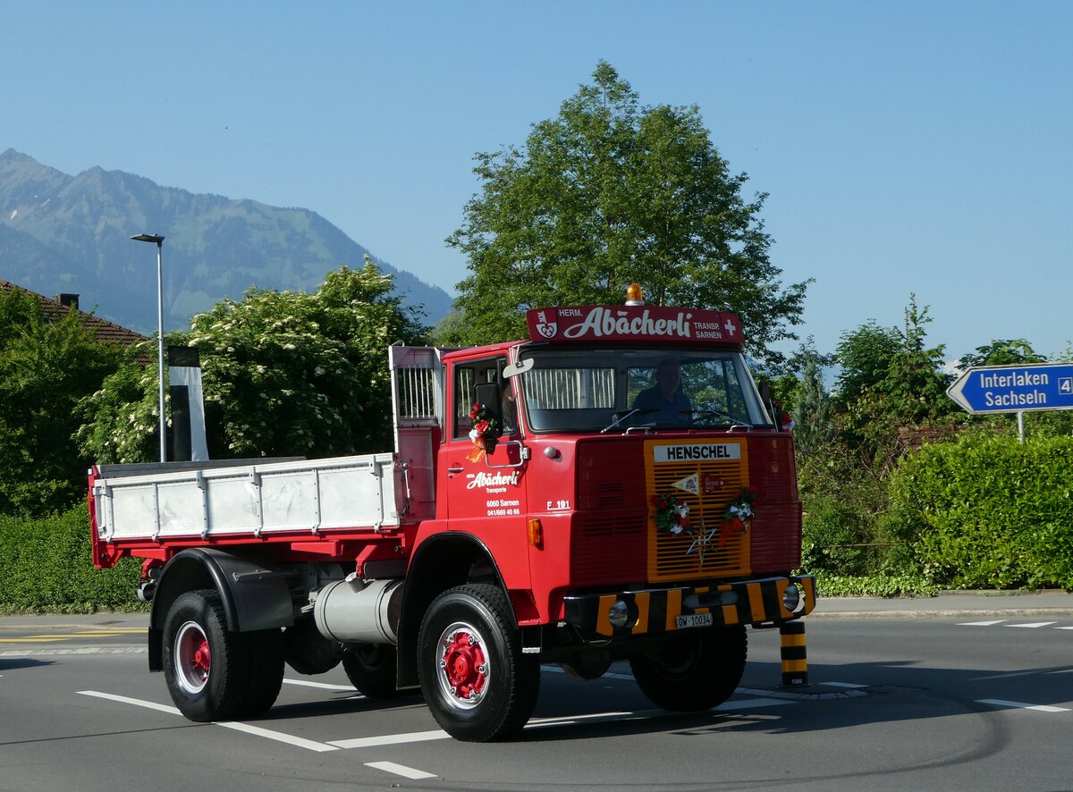 (250'484) - Ab�cherli, Sarnen - OW 10'034 - Henschel am 27. Mai 2023 in Sarnen, OiO