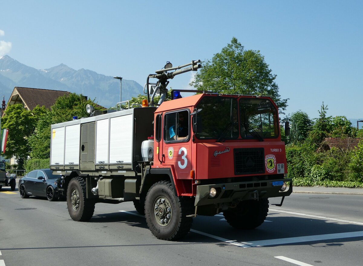 (250'604) - Saurer - TG 4007 U - am 27. Mai 2023 in Sarnen, OiO