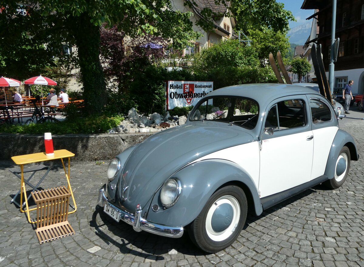 (250'634) - VW-K�fer - OW 86 U - am 27. Mai 2023 in Sarnen, OiO
