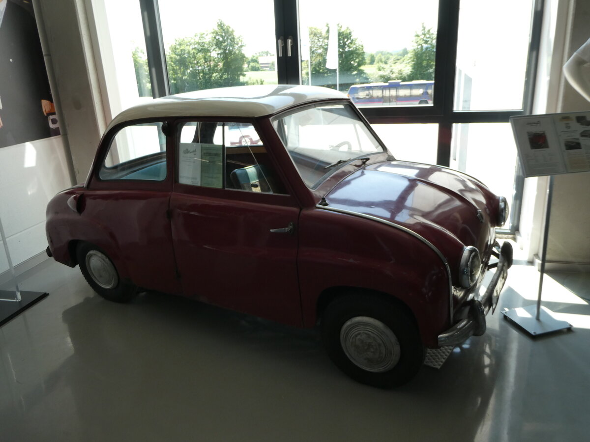 (250'968) - Goggomobil - DV 50-57 - am 4. Juni 2023 in Pilsting, Auw�rter Automobil-Park