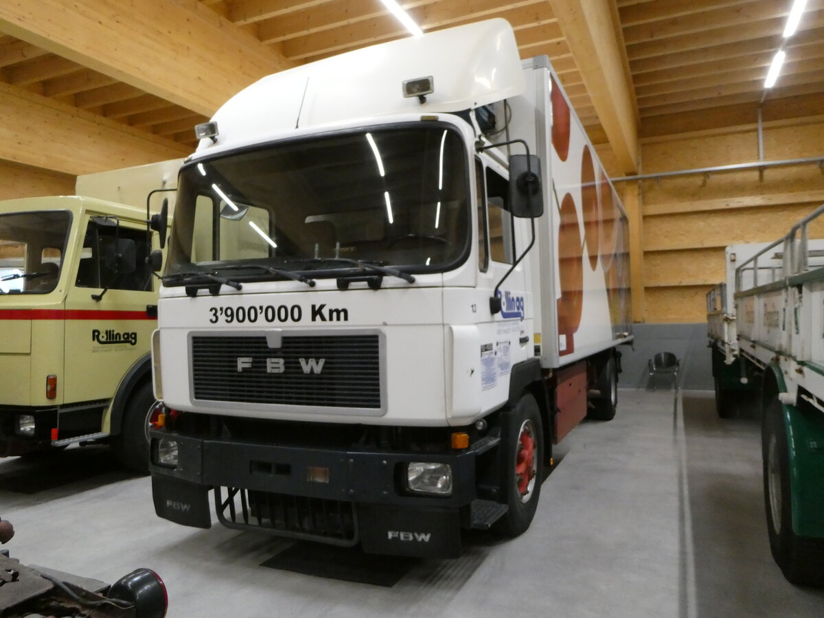 (251'267) - R�llin, Hirzel - Nr. 13 - FBW am 10. Juni 2023 in N�fels, FBW-Museum