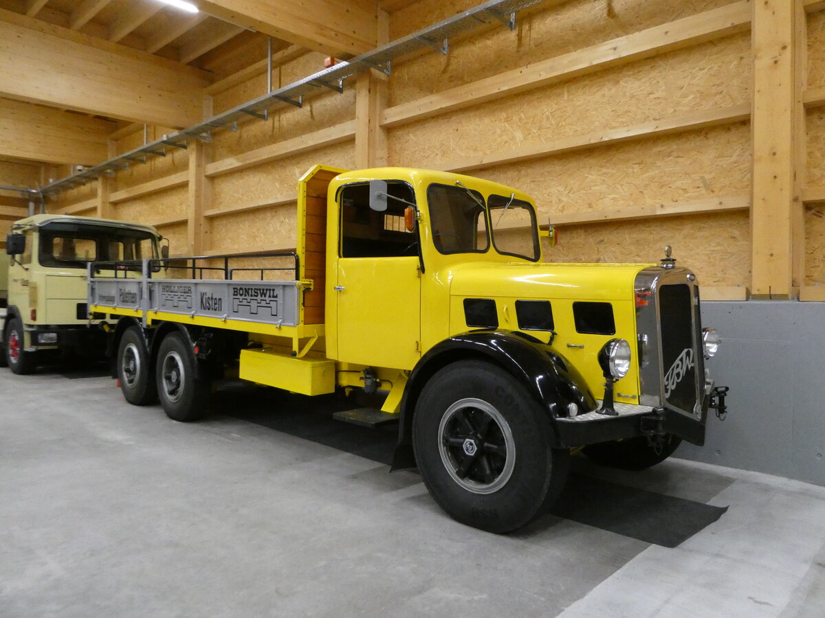 (251'273) - Holliger, Boniswil - FBW am 10. Juni 2023 in N�fels, FBW-Museum