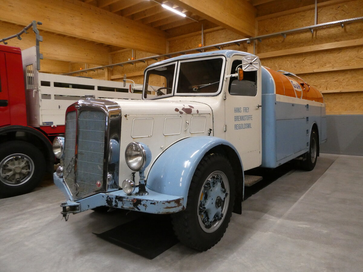 (251'279) - Frey, Reigoldswil - FBW am 10. Juni 2023 in N�fels, FBW-Museum