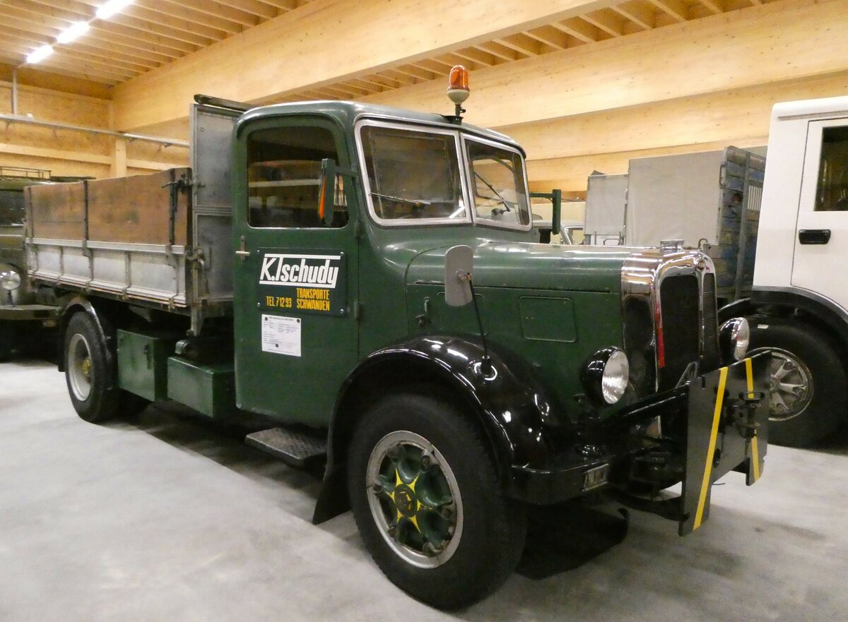 (251'287) - Tschudy, Schwanden - FBW am 10. Juni 2023 in N�fels, FBW-Museum