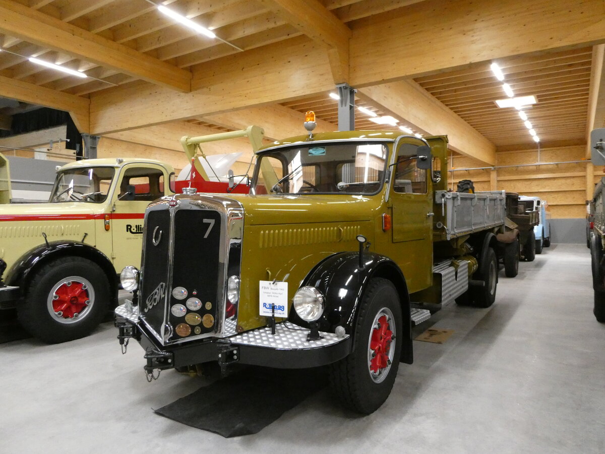(251'302) - Schregenberger, Degersheim - Nr. 7 - FBW am 10. Juni 2023 in N�fels, FBW-Museum