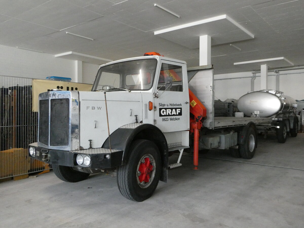 (251'322) - Graf, Wetzikon - FBW am 10. Juni 2023 in N�fels, FBW-Museum