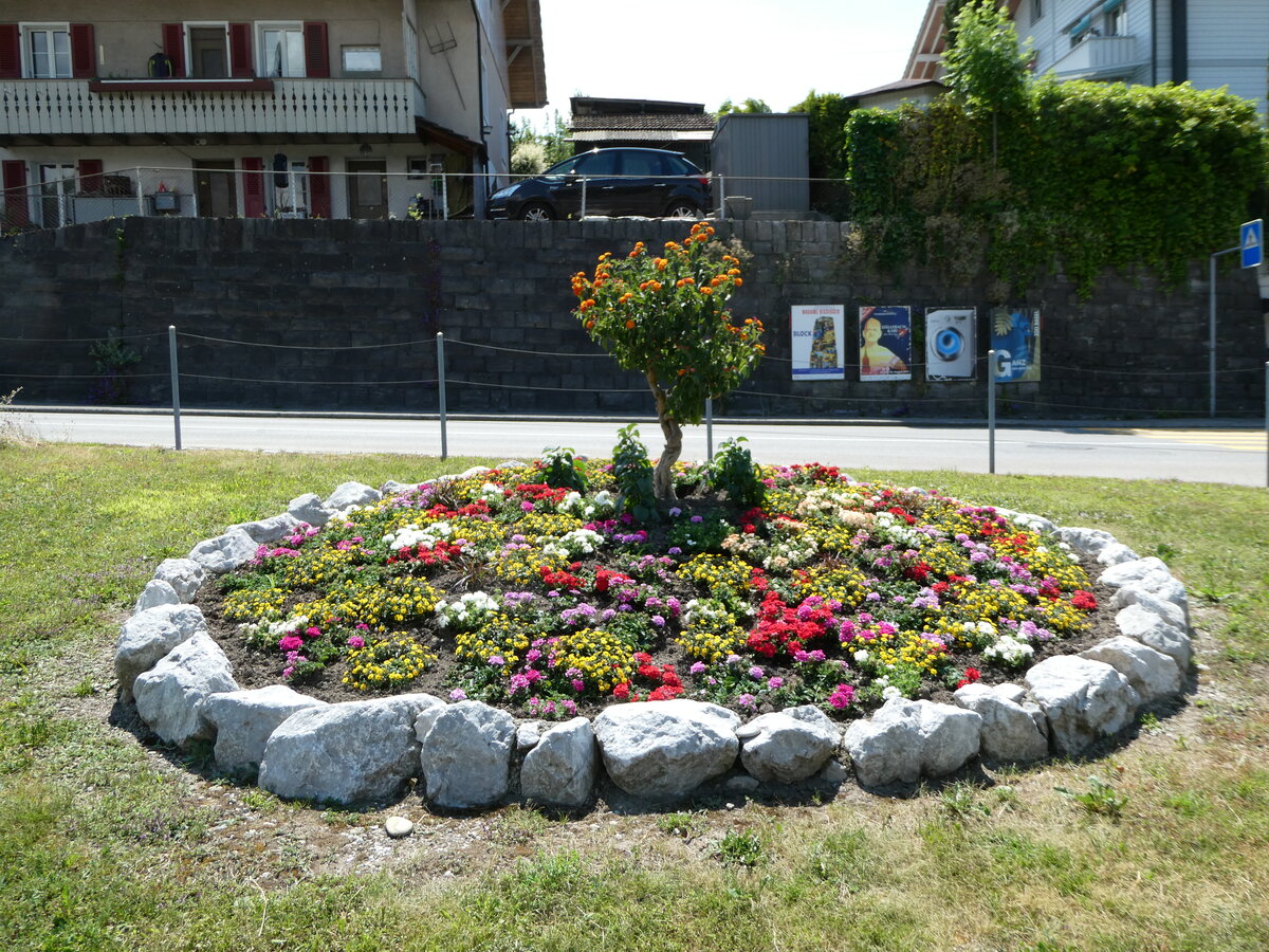 (251'402) - Blumenbandeli am 12. Juni 2023 in Gwatt