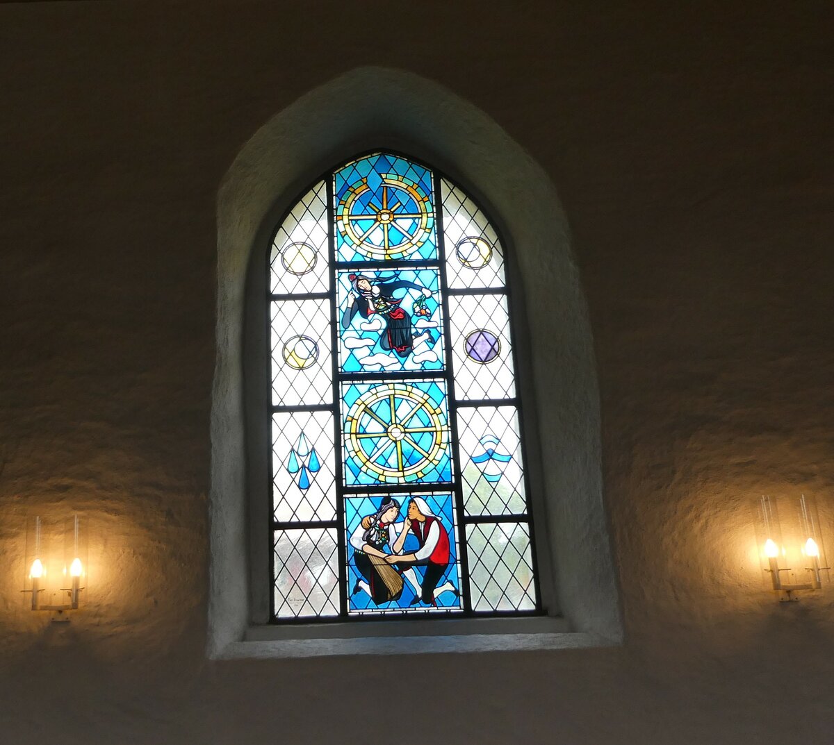 (252'142) - Kirchenfester mit Vreneli und Hans-Joggeli am 27. Juni 2023 in der Kirche Guggisberg