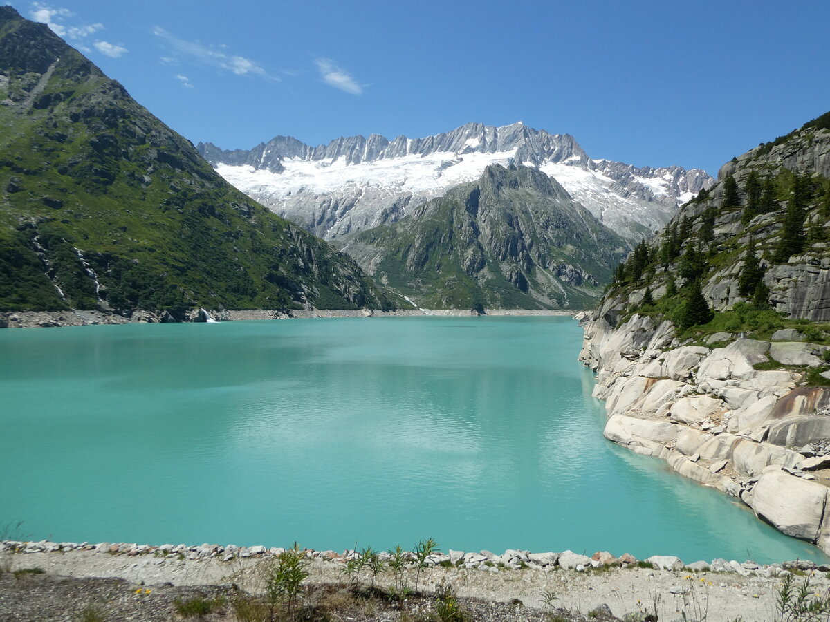 (252'552) - Dammastock, Dammagletscher und G�scheneralpsee am 9. Juli 2023 auf der G�scheneralp