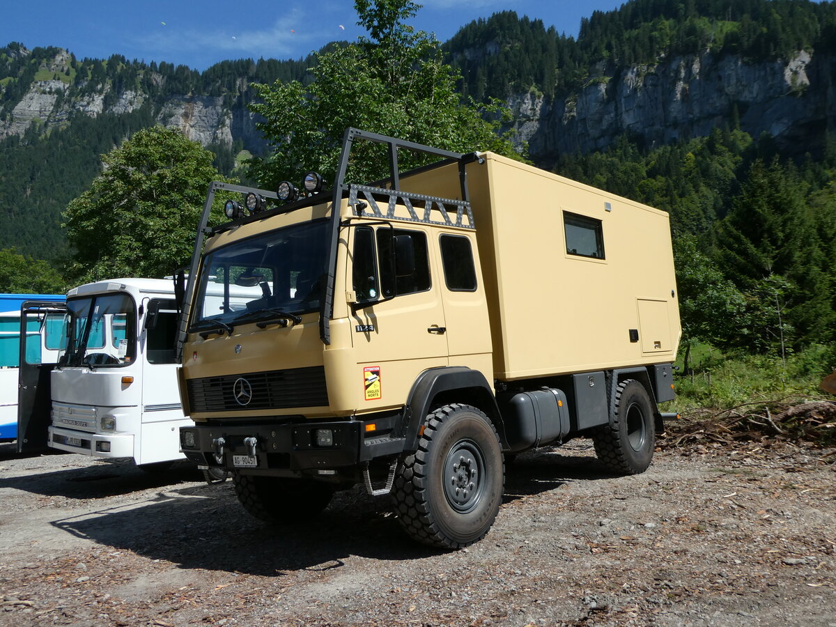 (254'041) - Legat, Suhr - AG 90'457 - Mercedes am 19. August 2023 in Hoch-Ybrig, Talstation Weglosen