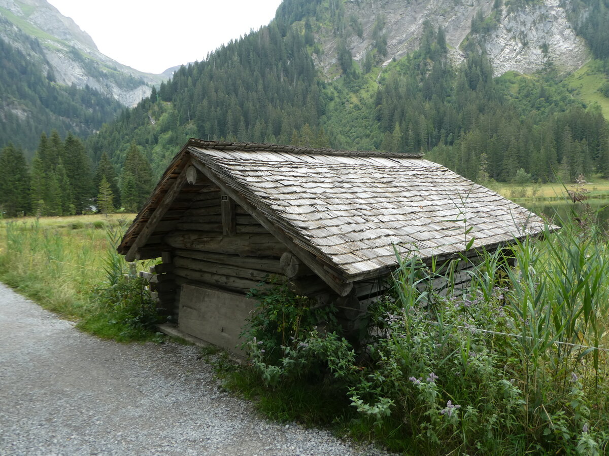 (254'251) - Scheune am Lauenensee am 26. August 2023 bei Lauenen