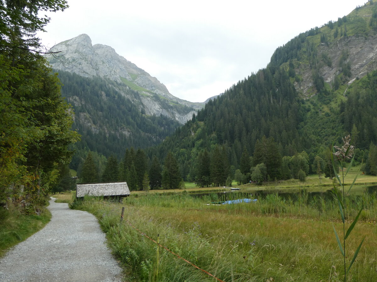 (254'252) - Scheune am Lauenensee am 26. August 2023 bei Lauenen