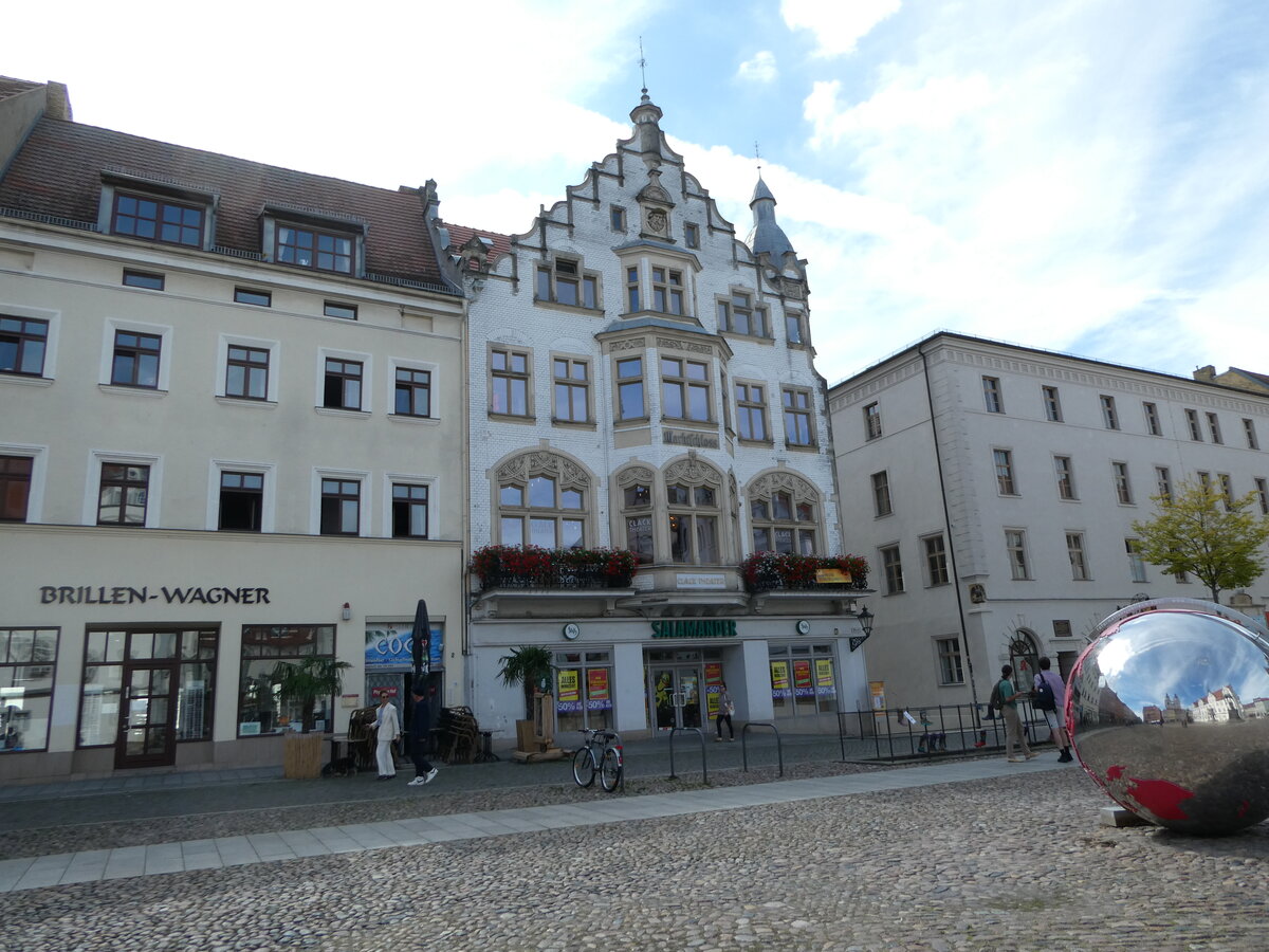 (254'727) - Marktplatz am 3. September 2023 in Wittenberg