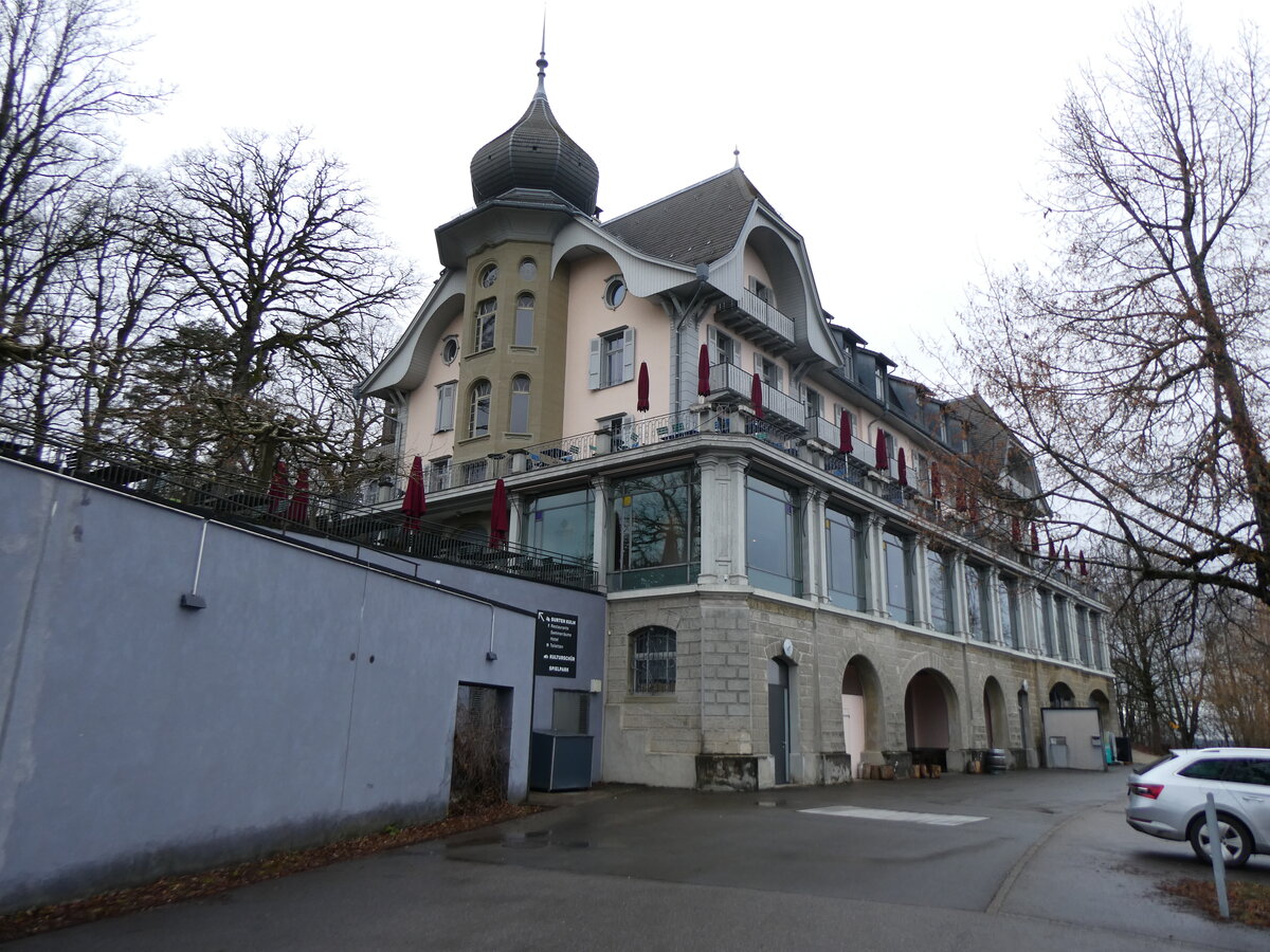 (259'215) - Gurten Hotel am 8. Februar 2024 auf dem Gurten