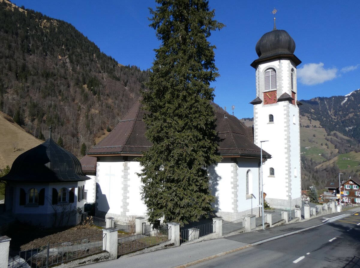 (259'304) - Kirche am 13. Februar 2024 in Melchtal