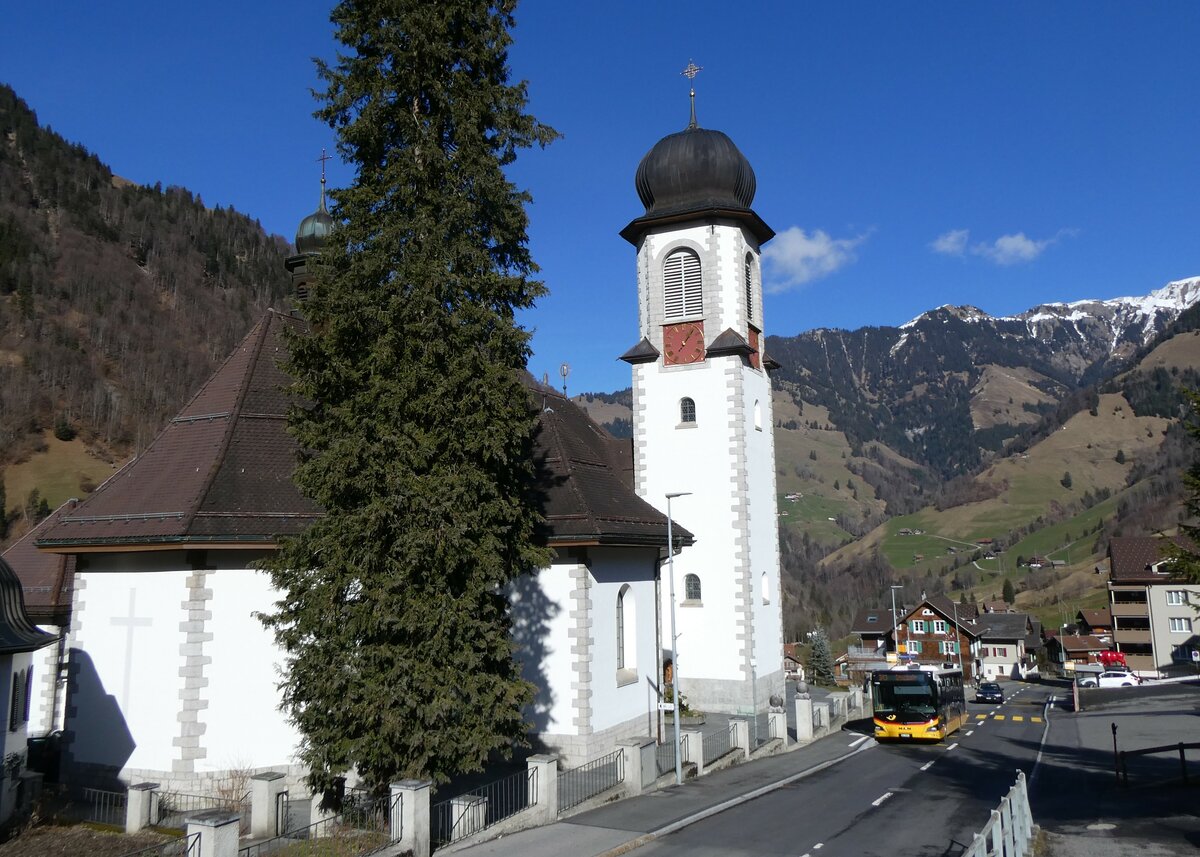 (259'311) - Kirche am 13. Februar 2024 in Melchtal