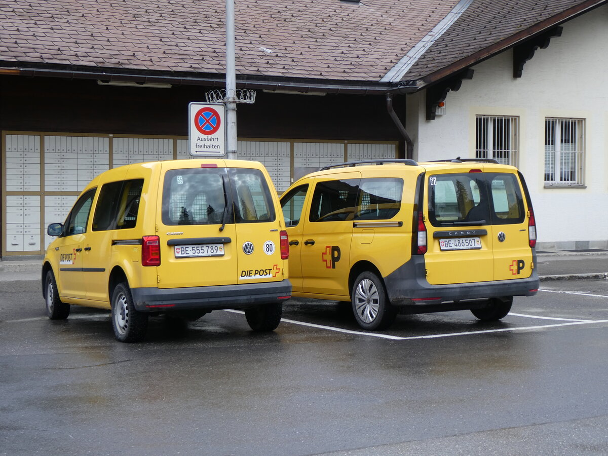 (260'592) - Die Post - BE 555'789 - VS am 21. M�rz 2024 in Gstaad, Post (Altes Logo)