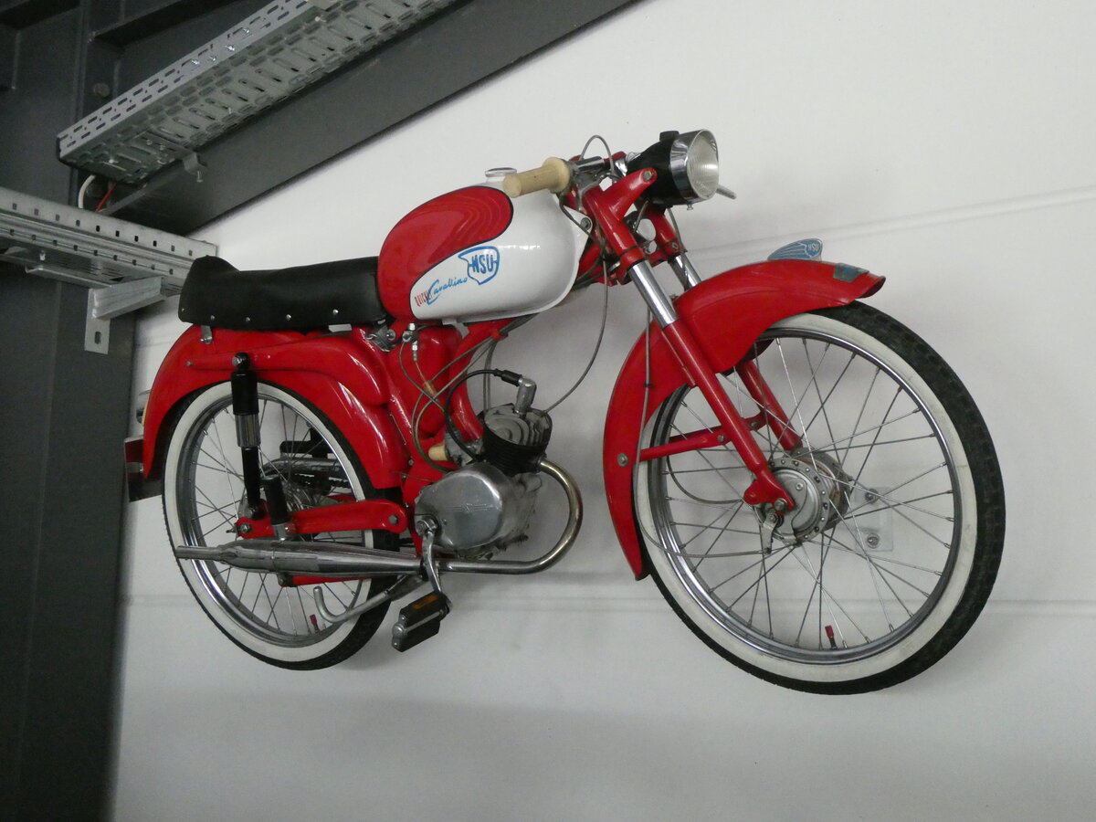 (261'397) - Motorfahrrad - 159 SIM - NSU Quickly am 14. April 2024 in Pilsting, Auw�rter Automobil-Park