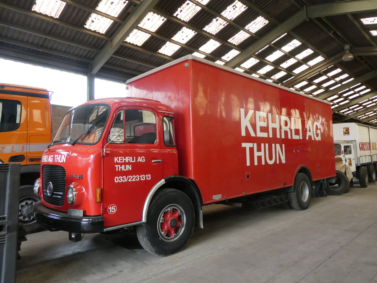 (261'626) - Kehrli, Thun - Nr. 15 - Saurer am 21. April 2024 in Oberburg, Ziegelgut