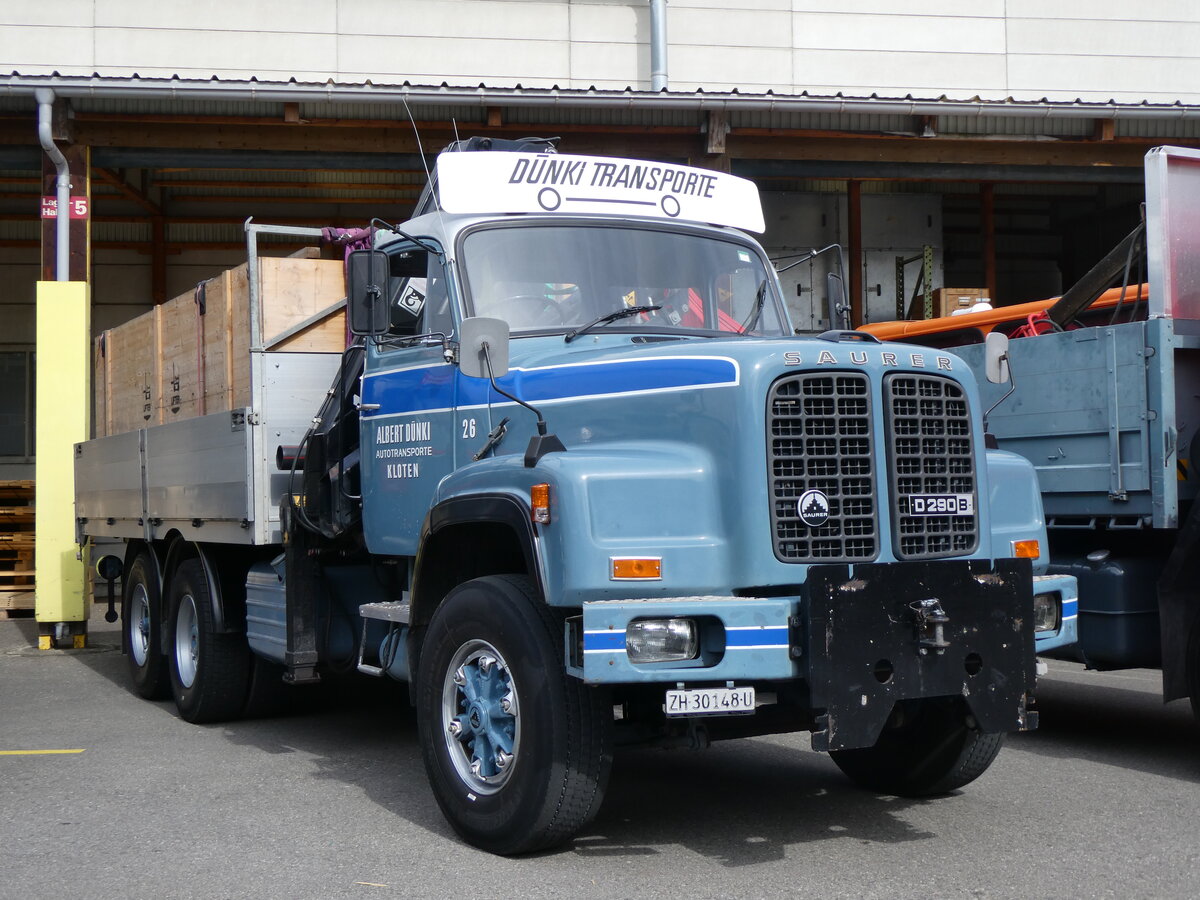 (261'897) - D�nki, Kloten - Nr. 26/ZH 30'148 U - Saurer am 4. Mai 2024 in Attikon, Wegm�ller