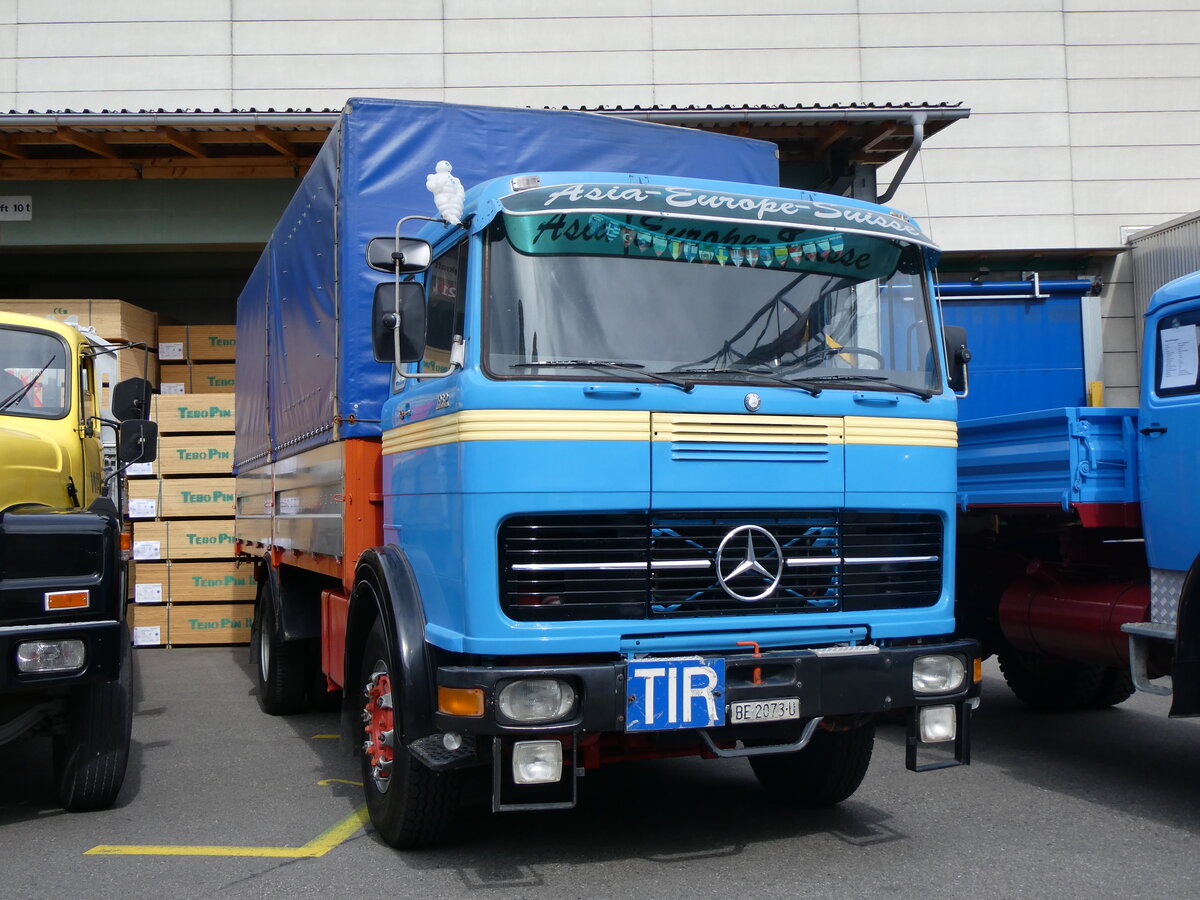 (261'903) - Mercedes - BE 7073 U - am 4. Mai 2024 in Attikon, Wegm�ller