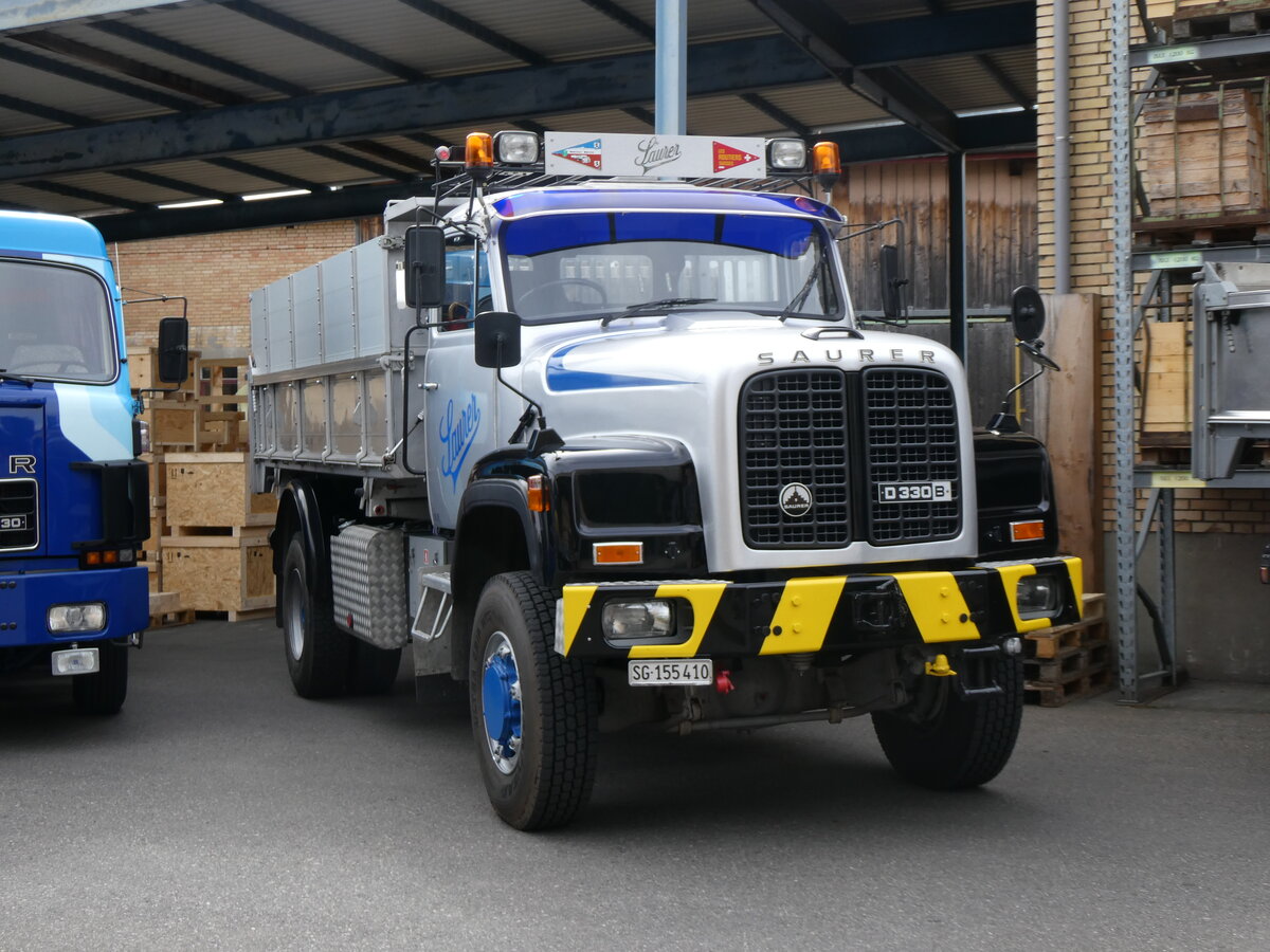 (261'909) - Saurer - SG 155'410 - am 4. Mai 2024 in Attikon, Wegm�ller