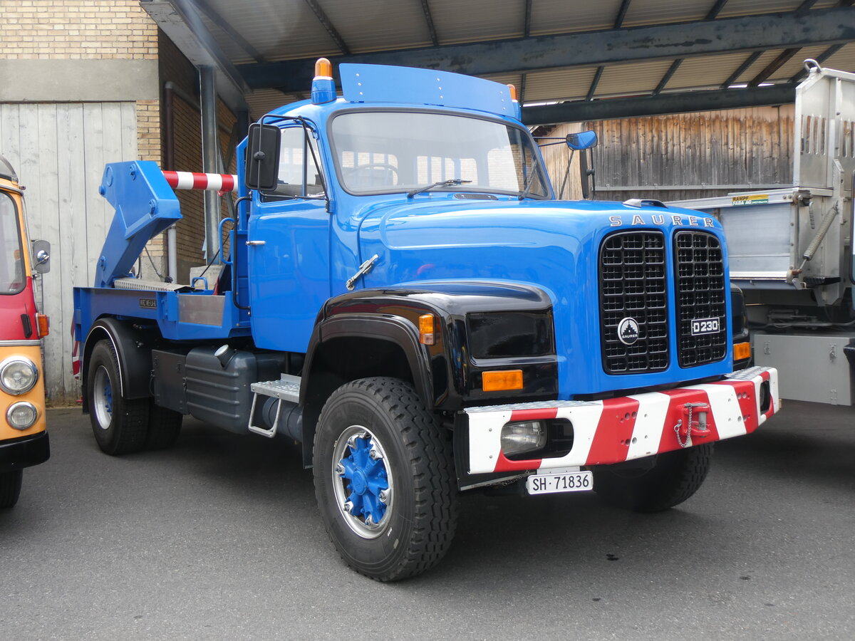 (261'911) - Saurer - SH 71'836 - am 4. Mai 2024 in Attikon, Wegm�ller