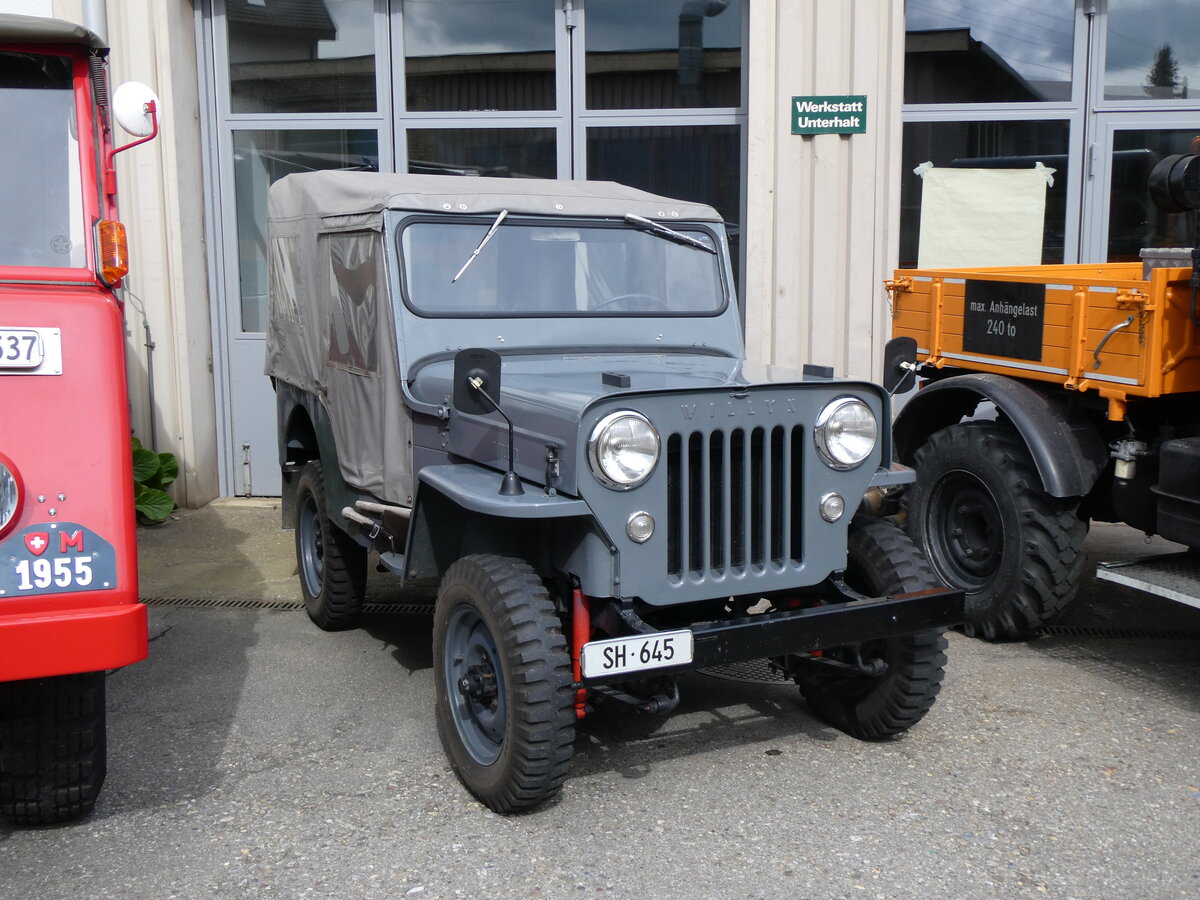 (261'925) - Willys - SH 645 - am 4. Mai 2024 in Attikon, Wegm�ller