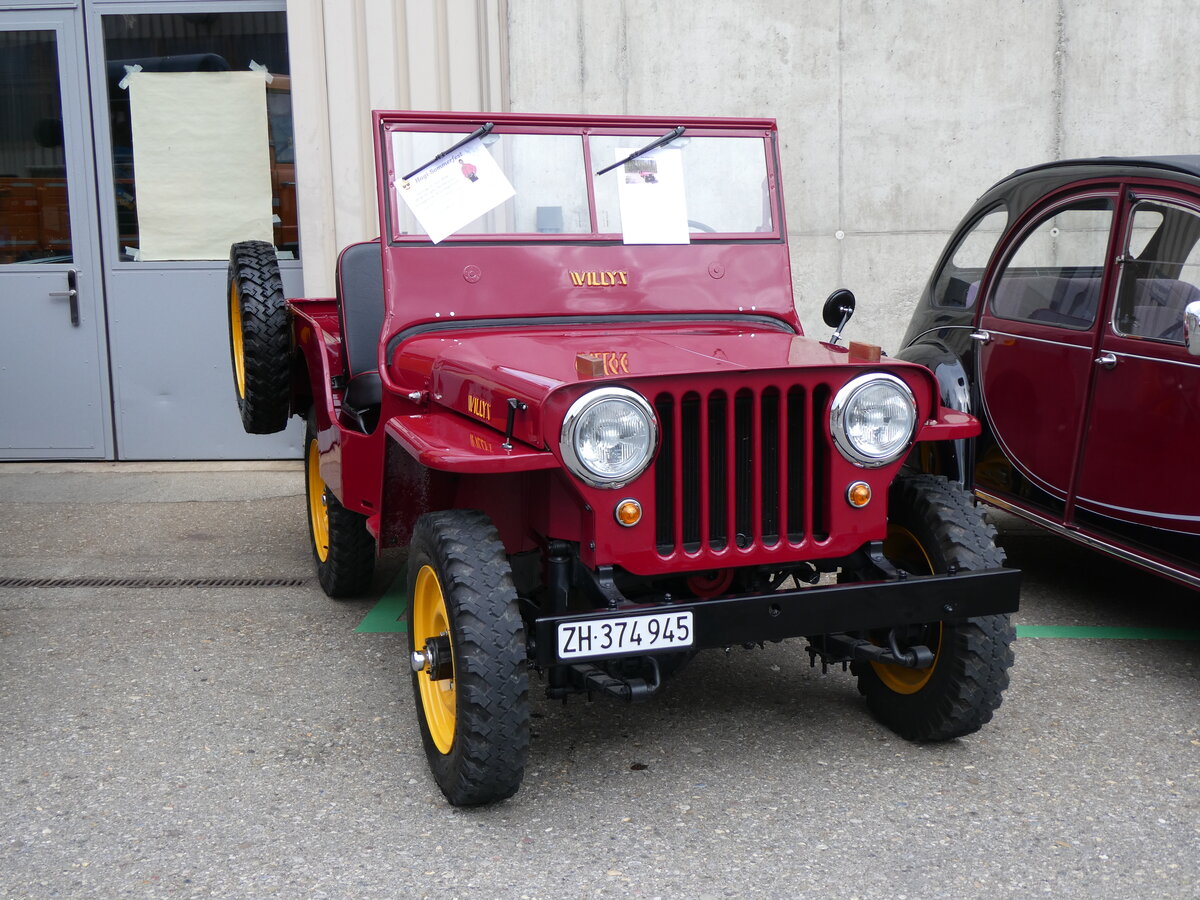 (261'927) - Willys - ZH 374'945 - am 4. Mai 2024 in Attikon, Wegm�ller