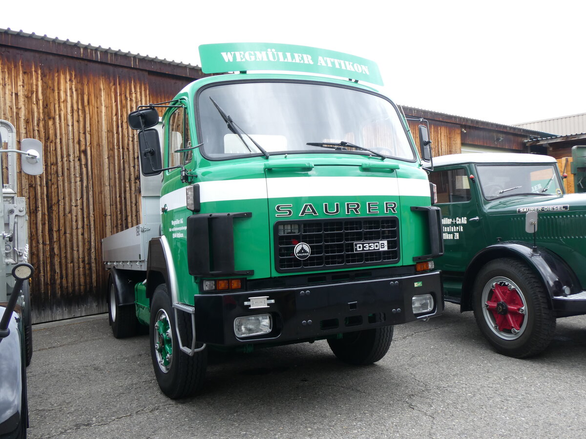 (261'942) - Wegm�ller, Attikon - Saurer am 4. Mai 2024 in Attikon, Wegm�ller
