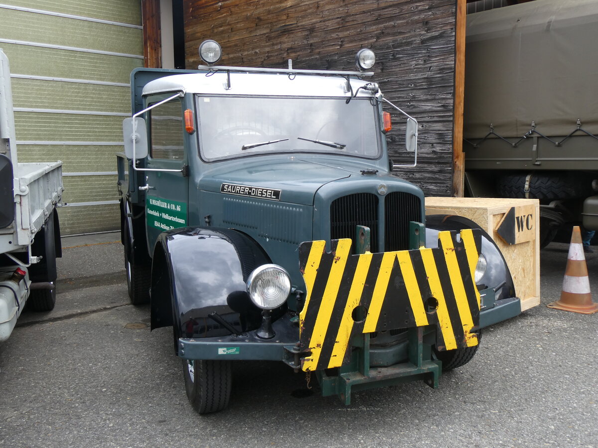 (261'947) - Wegm�ller, Attikon - Saurer am 4. Mai 2024 in Attikon, Wegm�ller