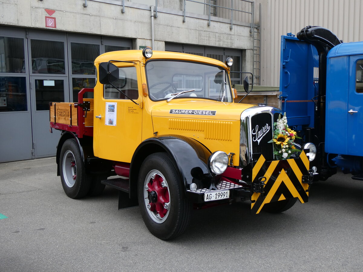 (261'952) - Brehm, Lupfig - AG 19'991 - Saurer am 4. Mai 2024 in Attikon, Wegm�ller