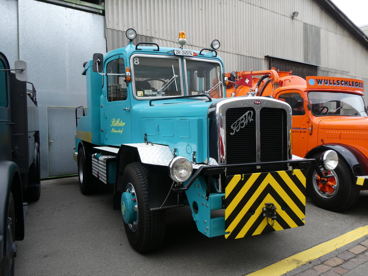 (261'962) - Billeter, M�nnedorf - Nr. 8/ZH 24'574 - FBW am 4. Mai 2024 in Attikon, Wegm�ller