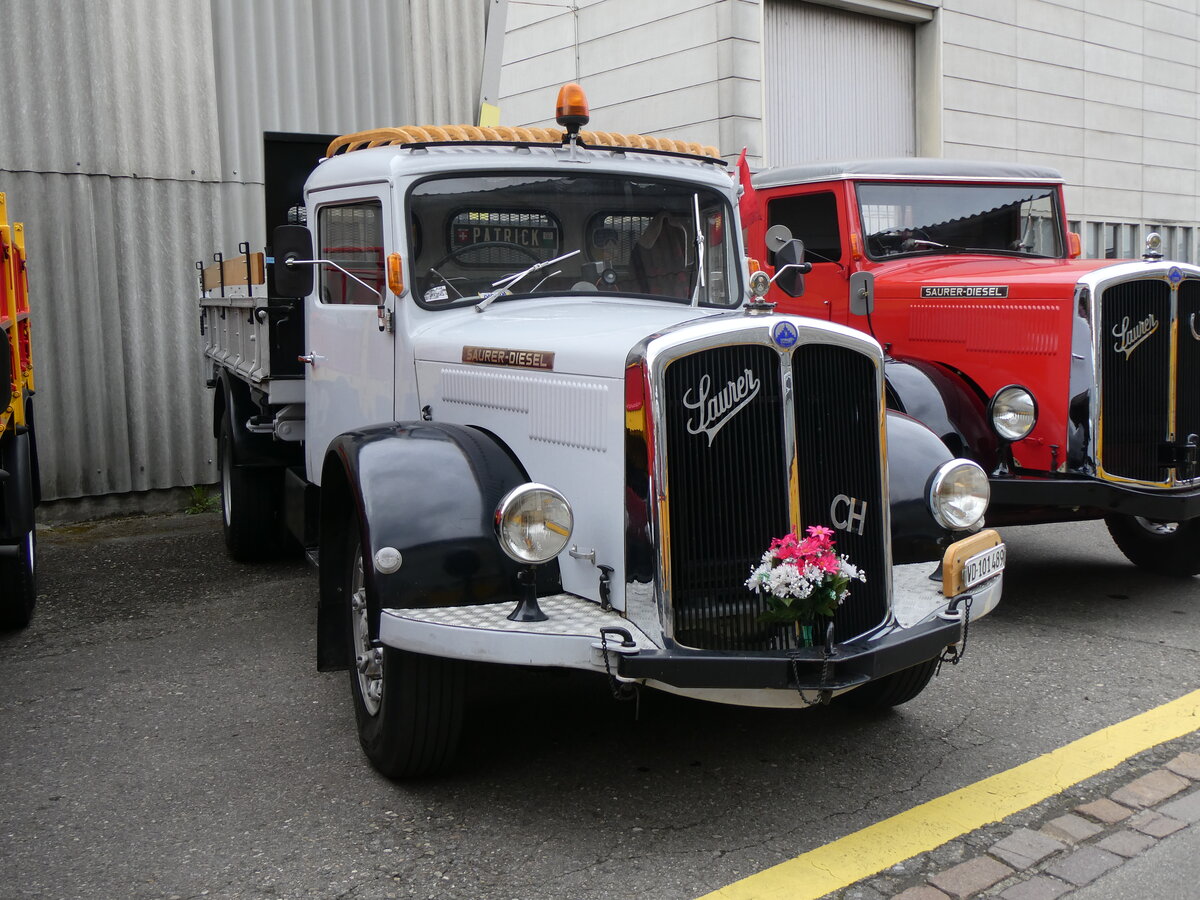 (261'968) - Saurer - VD 101'489 - am 4. Mai 2024 in Attikon, Wegm�ller