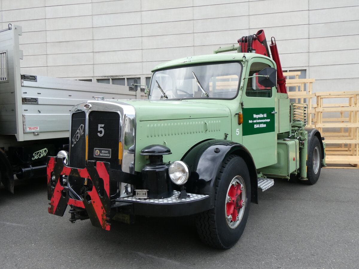 (261'973) - Wegm�ller, Attikon - Nr. 5 - FBW am 4. Mai 2024 in Attikon, Wegm�ller