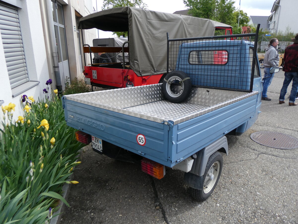 (261'984) - Piaggio - ZH 79'143 - am 4. Mai 2024 in Attikon, Wegm�ller