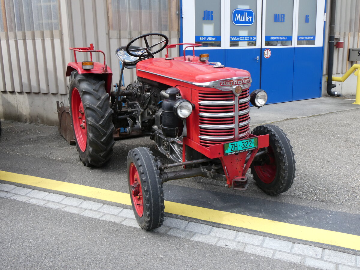 (261'985) - H�rlimann - ZH 322 - am 4. Mai 2024 in Attikon, Wegm�ller