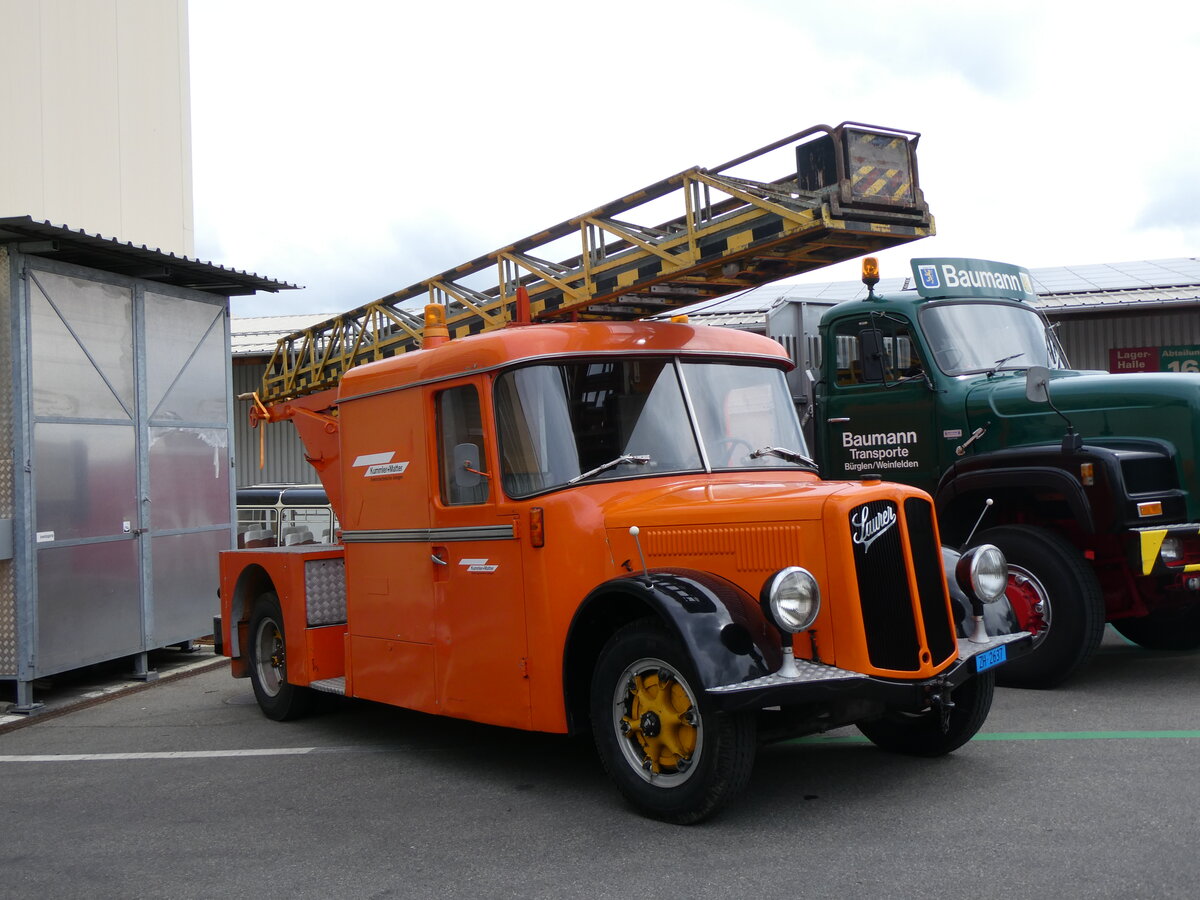 (261'996) - Kummler+Matter, D�llikon - ZH 2637 - Saurer am 4. Mai 2024 in Attikon, Wegm�ller