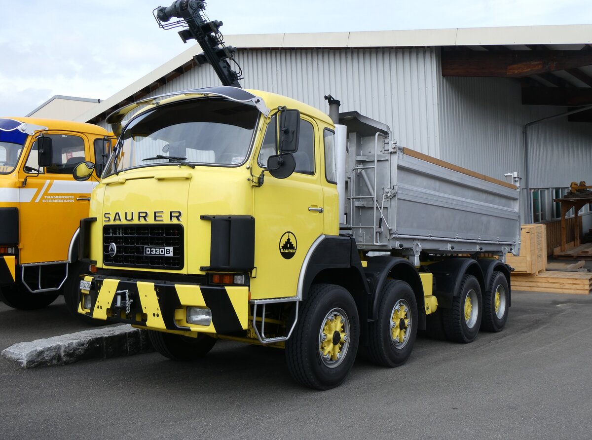 (262'032) - Saurer - SG 142'564 - am 4. Mai 2024 in Attikon, Wegm�ller