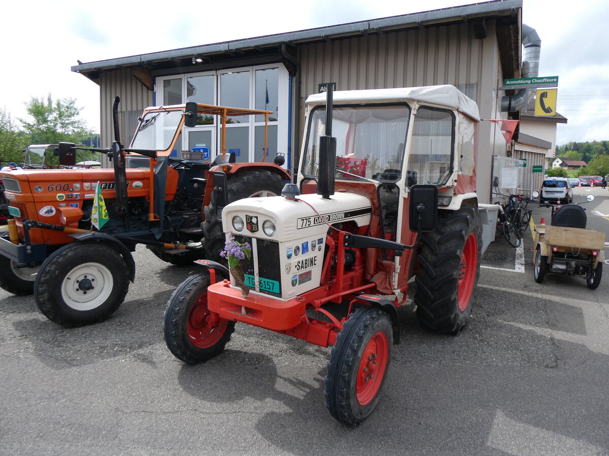 (262'046) - David Brown - TG 6157 - am 4. Mai 2024 in Attikon, Wegm�ller