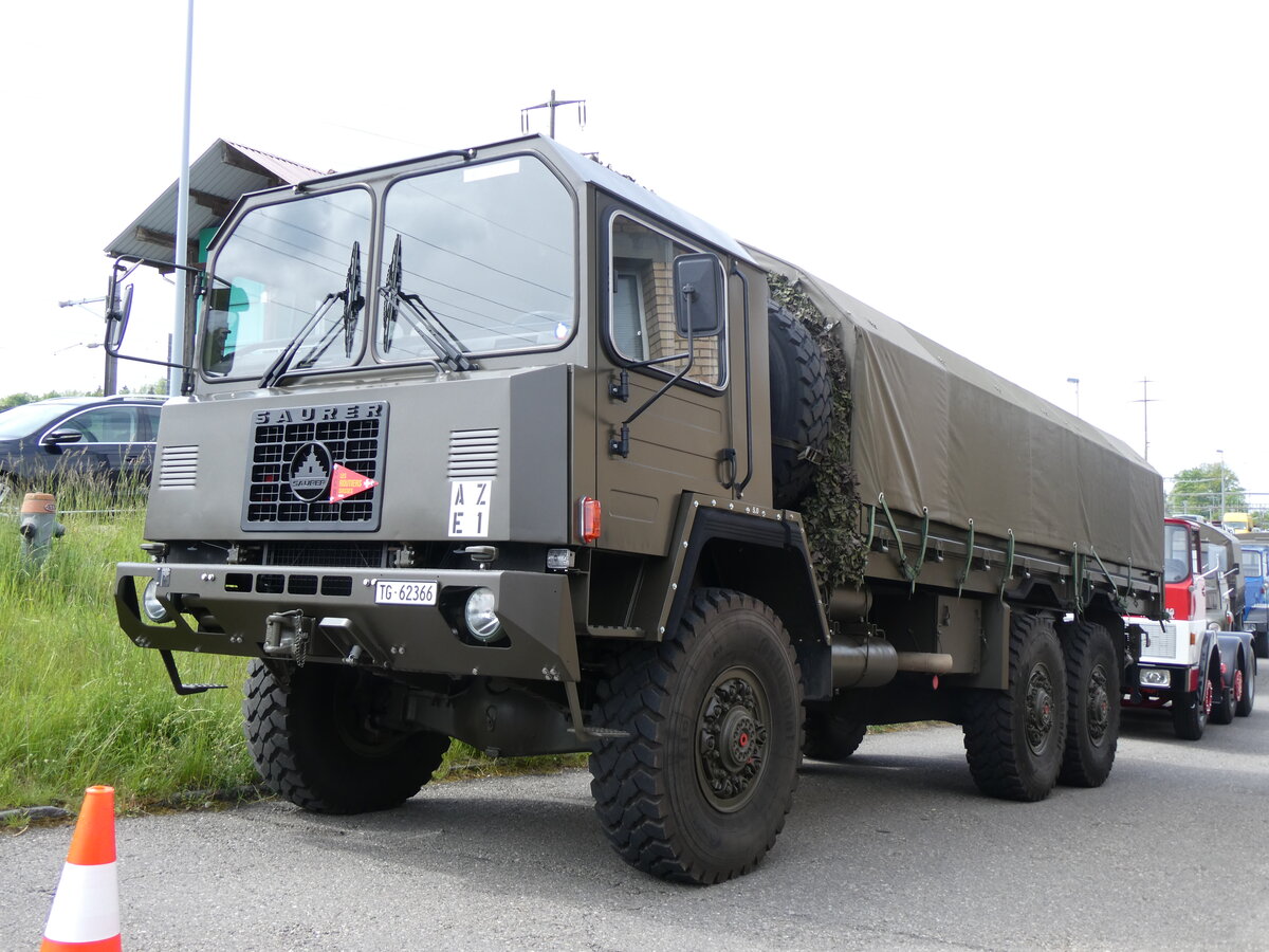 (262'050) - Saurer - TG 62'366 - am 4. Mai 2024 in Attikon, Wegm�ller