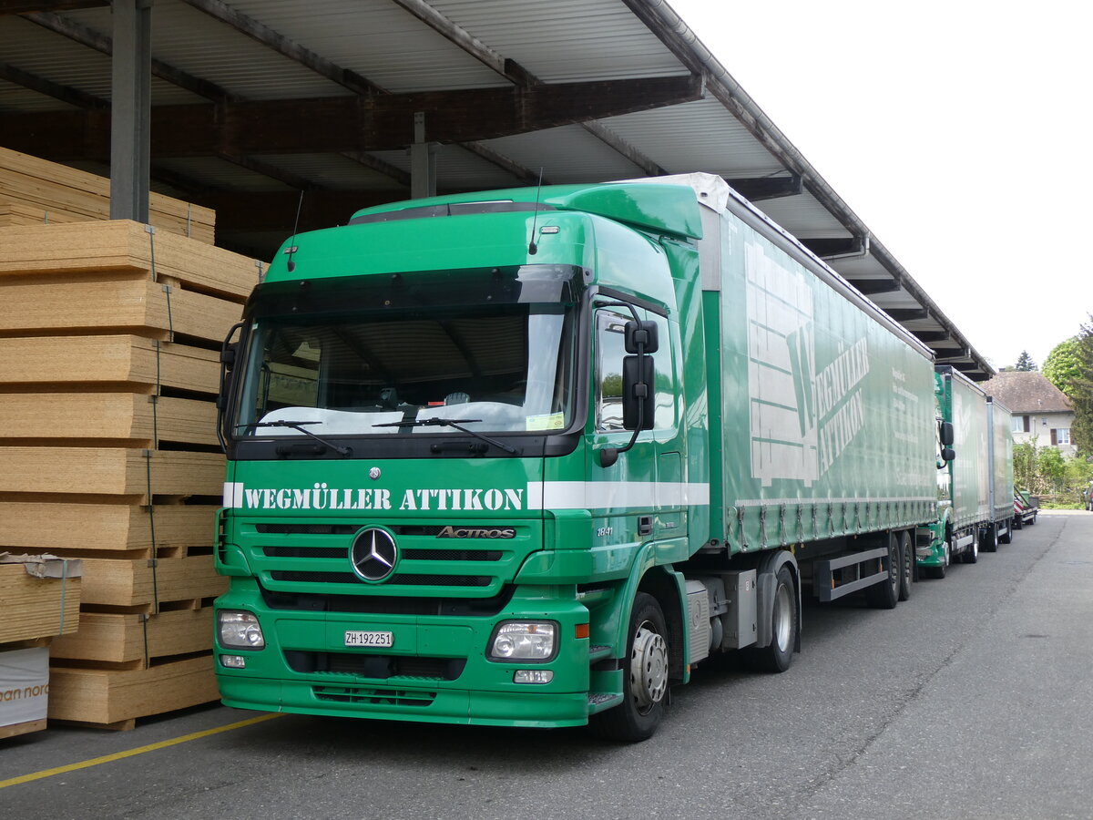 (262'057) - Wegm�ller, Attikon - ZH 192'251 - Mercedes am 4. Mai 2024 in Attikon, Wegm�ller