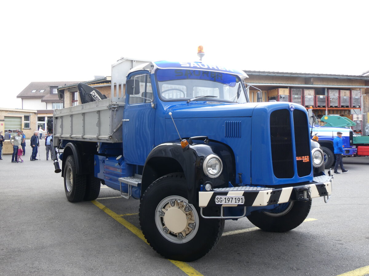 (262'062) - Saurer - SG 197'191 - am 4. Mai 2024 in Attikon, Wegm�ller