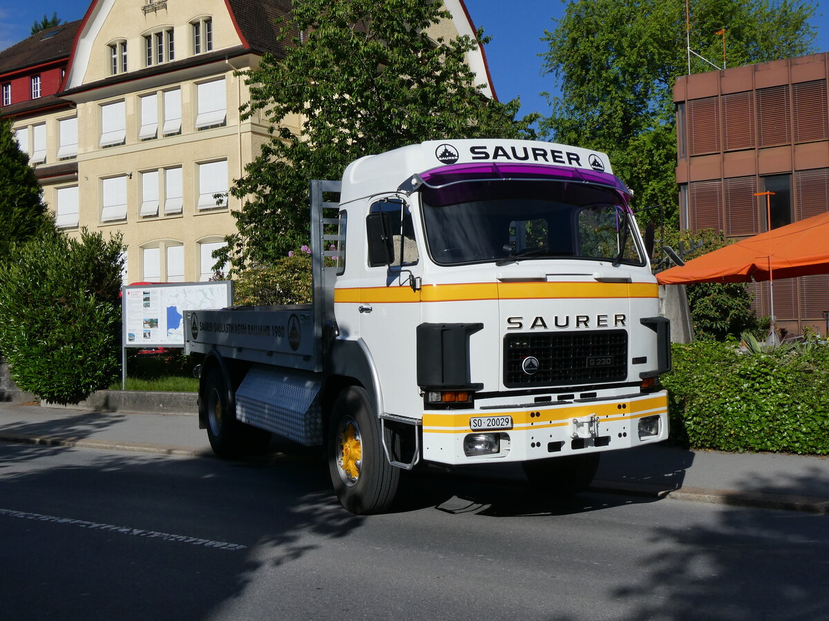 (262'471) - Saurer - SO 20'029 - am 18. Mai 2024 in Sarnen, OiO
