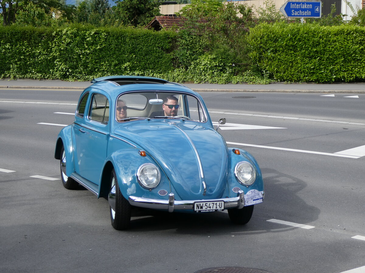 (262'506) - VW-K�fer - NW 5471 U - am 18. Mai 2024 in Sarnen, OiO