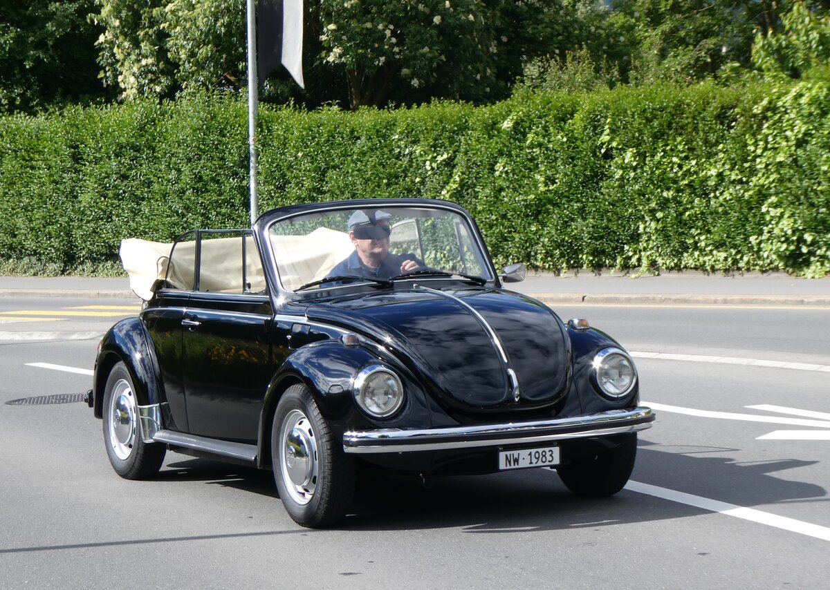 (262'535) - VW-K�fer - NW 1983 - am 18. Mai 2024 in Sarnen, OiO