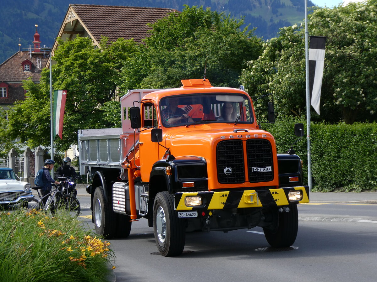 (262'609) - Saurer - ZG 45'422 - am 18. Mai 2024 in Sarnen, OiO