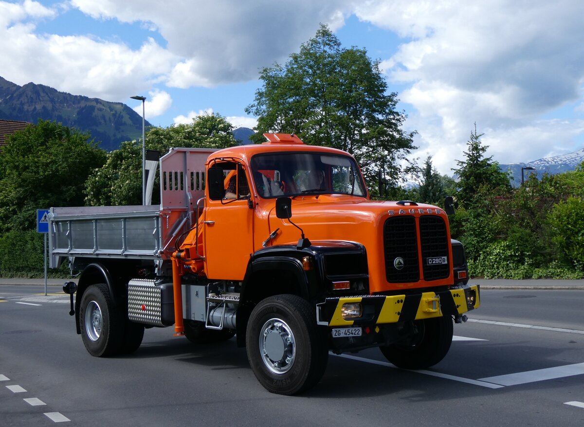 (262'610) - Saurer - ZG 45'422 - am 18. Mai 2024 in Sarnen, OiO