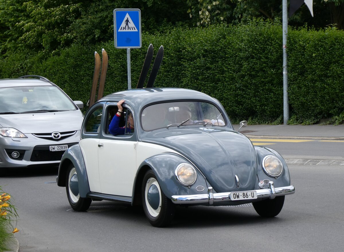 (262'670) - VW-K�fer - OW 86 U - am 18. Mai 2024 in Sarnen, OiO